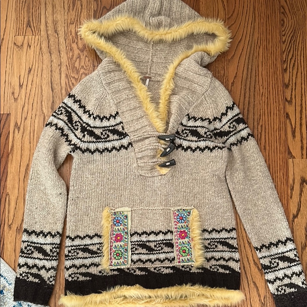 Free People Hooded Sweater
